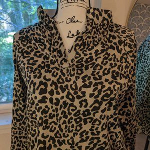 Loft Cheetah Print Top XXS